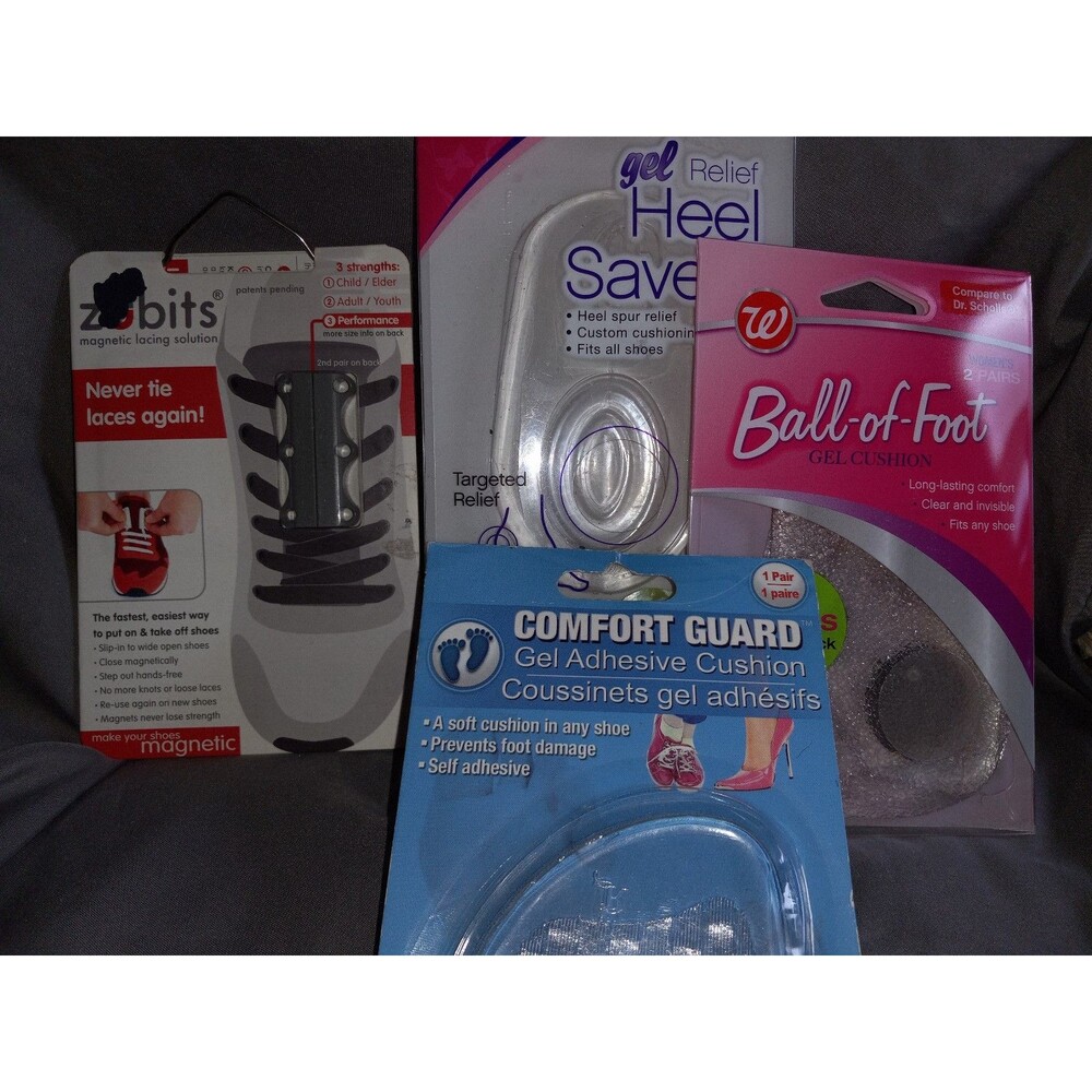 Zobits Magnetic Lacing Solution & Comfort Guard Gel Insoles